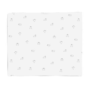 Yoga Panda Fleece Blanket