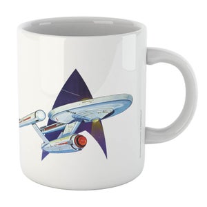 Retro Star Trek Mug - White