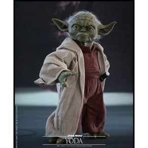Hot Toys Star Wars Episode II Movie Masterpiece Action Figure 1/6 Yoda 14 cm