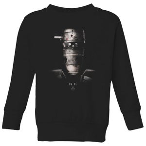 The Mandalorian IG-11 Poster Kids' Sweatshirt - Black