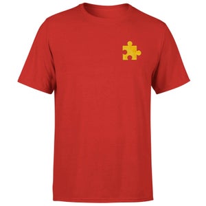 Camiseta bordada Kazooie Jiggy de Banjo - Rojo
