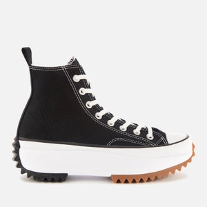 Converse Run Star Hike Hi-Top Trainers - Black/White/Gum