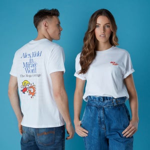 Sega Alex Kidd Unisex T-Shirt- Weiß