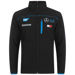 2020 Unisex Black Team Softshell Jacket
