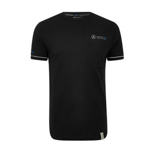 Men's Black Lifestyle Pocket T-Shirt