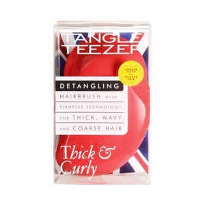 Tangle Teezer Thick & Curly Detangling Hairbrush - Salsa Red