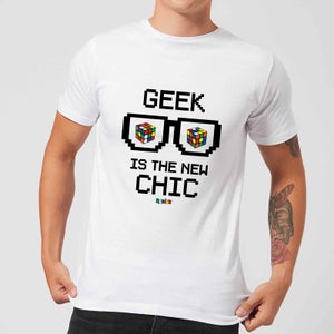 Geek Cube Is The New Chic Men's T-Shirt - White