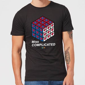 Camiseta Miss Complicated Love Cube para hombre - Negro
