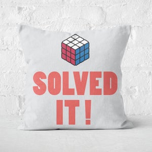 Solved It! Messed Up! Square Cushion