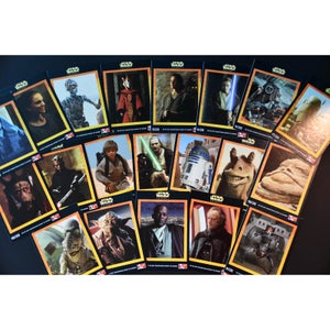 Star Wars: Episode 1 - The Phantom Menace (1999) Vintage Trading Cards - Complete Set of 20
