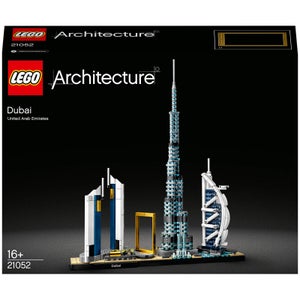 LEGO 21052 Architecture Dubái, Maqueta para Construir, Regalos Originales y Manualidades para Niños +16 años y Adultos