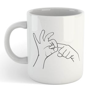 Rude Hand Gesture Mug