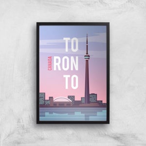 Visit... Toronto Giclée Art Print