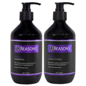 12Reasons Purple Shampoo and Conditioner Duo - Blonde Hair