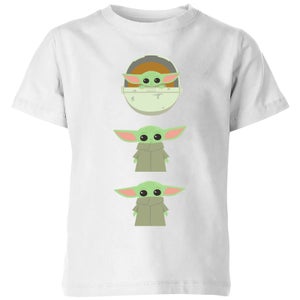 Camiseta The Mandalorian The Child Poses - Niño - Blanco