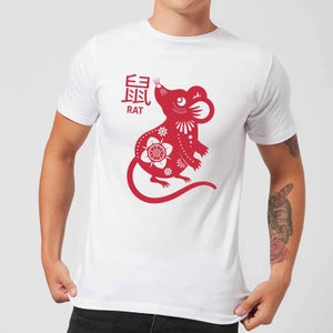 Year Of The Rat Men's T-Shirt - White