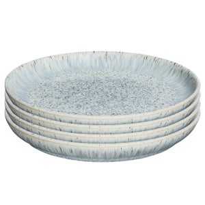 Denby Halo Speckle Medium Plate - Set of 4