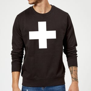 The Motivated Type Swiss Cross Sweatshirt - Black