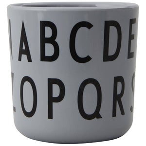 Design Letters Eat & Learn ABC Melamine Cup - Grey