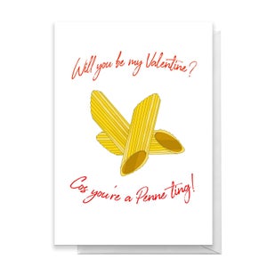 Penne Ting Greetings Card
