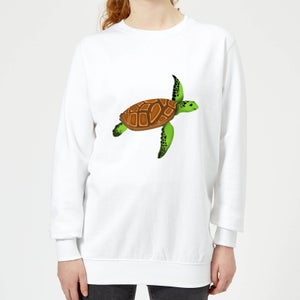 Turtle Women's Sweatshirt - White