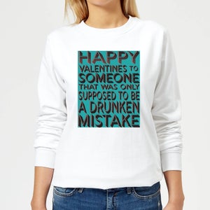 Drunken Mistake Women's Sweatshirt - White