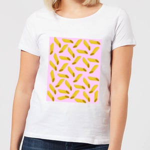 Penne Pasta Pink Women's T-Shirt - White