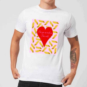 I Love You But Not As Much As ... Men's T-Shirt - White