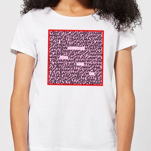 I Suppose You Are Ok Word Search Women's T-Shirt - White