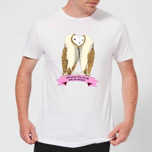Without You I'd Be Owl By Myself Men's T-Shirt - White