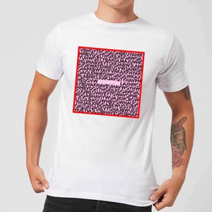 I Love You Word Search Men's T-Shirt - White
