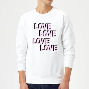 Love Love Love Love Sweatshirt - White