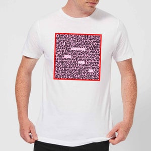 I Suppose You Are Ok Word Search Men's T-Shirt - White