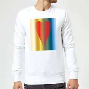 Art Heart Sweatshirt - White