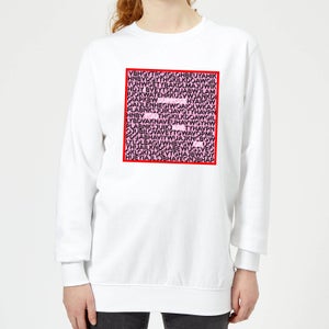 I Suppose You Are Ok Word Search Women's Sweatshirt - White