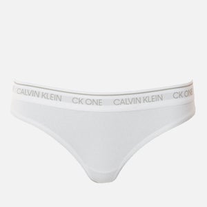 Calvin Klein Women's Logo Thong - White