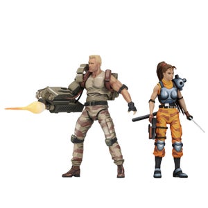 NECA Alien vs Predator - 7" Scale Action Figure - Dutch & Lin Arcade (2 Pack)