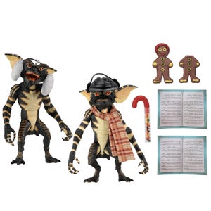 NECA Gremlins - 7" Scale Action Figure - Christmas Carol Winter Scene 2-Pack