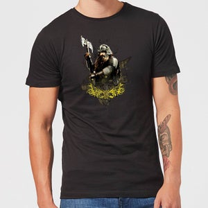 T-Shirt Il Signore degli Anelli Gimli - Nero - Uomo