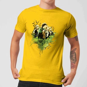 T-Shirt Il Signore degli Anelli Hobbits - Giallo - Uomo