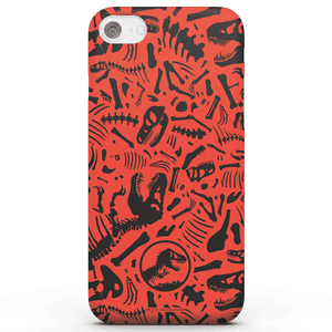 Cover telefono Jurassic Park Red Pattern per iPhone e Android
