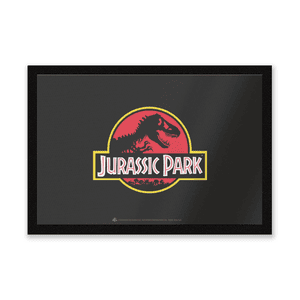 Alfombrilla de entrada con logotipo de Jurassic Park