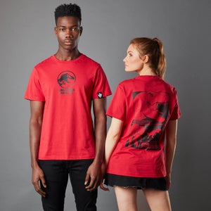 Jurassic Park Primal T-Rex Unisex T-Shirt - Rood