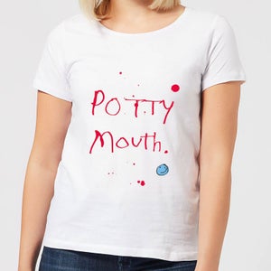 Poet and Painter Potty Mouth Women's T-Shirt - White
