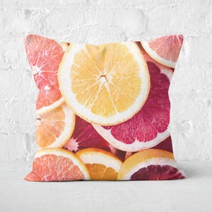 Grapefruit Square Cushion