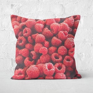 Raspberries Square Cushion