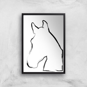 Sketched Horse Giclée Art Print