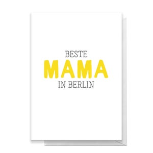 Beste Mama In Berlin Greetings Card