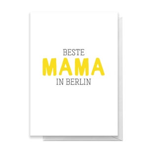 Beste Mama In Berlin Greetings Card