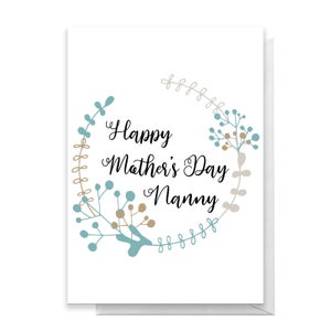 Happy Mother's Day Nanny Greetings Card